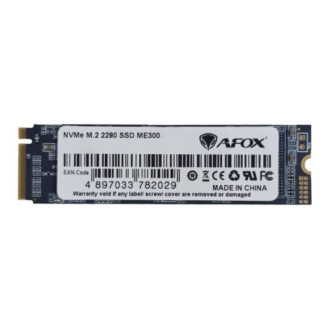 AFOX ME300 SSD M.2 PCI-EX4 256GB TLC 2 GB/S NVME ME300-256GN AFOX AFOX ME300 SSD M.2 PCI-EX4 256GB TLC 2 GB/S NVME ME300-256GN AFOX