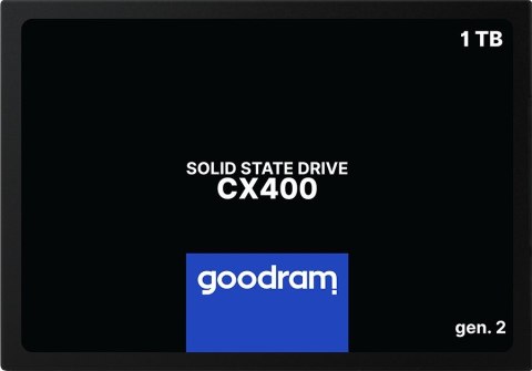DYSK SSD GOODRAM CX400 Gen2 1TB SATA III 2,5 RETAIL GoodRam DYSK SSD GOODRAM CX400 Gen2 1TB SATA III 2,5 RETAIL GoodRam
