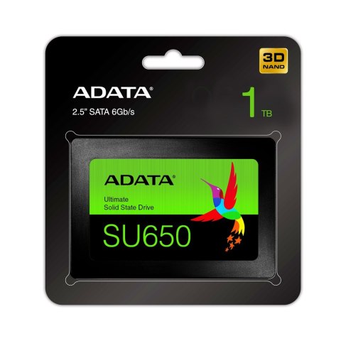 Dysk SSD ADATA Ultimate SU650 1TB 2.5" SATA III ADATA Dysk SSD ADATA Ultimate SU650 1TB 2.5" SATA III ADATA
