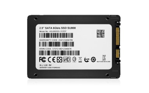 Dysk SSD ADATA Ultimate SU800 512GB 2,5" SATA III ADATA Dysk SSD ADATA Ultimate SU800 512GB 2,5" SATA III ADATA