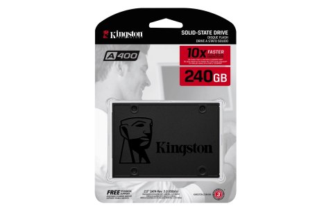 Dysk SSD Kingston A400 (240GB; 2.5"; SATA 3.0; SA400S37/240G) Kingston Dysk SSD Kingston A400 (240GB; 2.5"; SATA 3.0; SA400S37/240G) Kingston