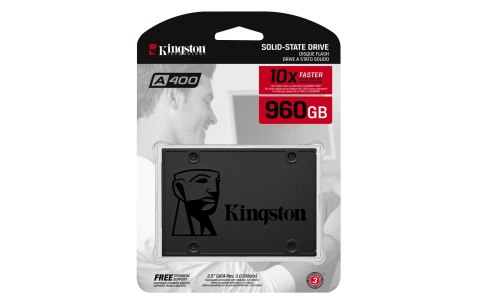 Dysk SSD Kingston A400 (960GB; 2.5"; SATA 3.0; SA400S37/960G) Kingston Dysk SSD Kingston A400 (960GB; 2.5"; SATA 3.0; SA400S37/960G) Kingston