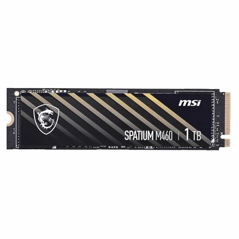 Dysk SSD MSI SPATIUM M460 1TB PCIe Gen4x4 NVMe M.2 2280 3D NAND MSI Dysk SSD MSI SPATIUM M460 1TB PCIe Gen4x4 NVMe M.2 2280 3D NAND MSI
