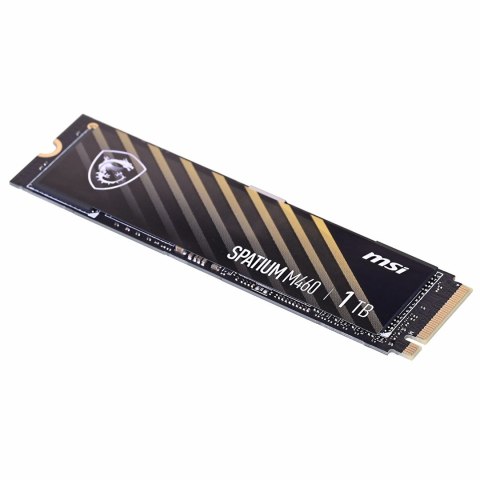 Dysk SSD MSI SPATIUM M460 1TB PCIe Gen4x4 NVMe M.2 2280 3D NAND MSI Dysk SSD MSI SPATIUM M460 1TB PCIe Gen4x4 NVMe M.2 2280 3D NAND MSI