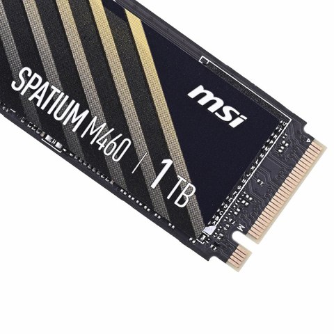 Dysk SSD MSI SPATIUM M460 1TB PCIe Gen4x4 NVMe M.2 2280 3D NAND MSI Dysk SSD MSI SPATIUM M460 1TB PCIe Gen4x4 NVMe M.2 2280 3D NAND MSI
