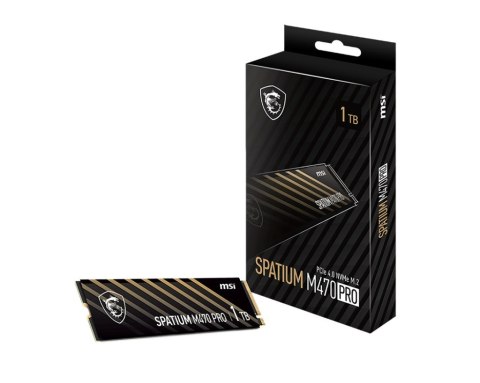 Dysk SSD MSI SPATIUM M470 Pro 1TB PCIe 4.0 NVMe M.2 2280 MSI Dysk SSD MSI SPATIUM M470 Pro 1TB PCIe 4.0 NVMe M.2 2280 MSI