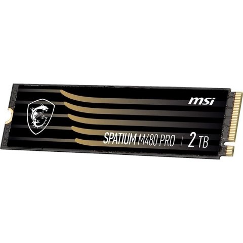 Dysk SSD MSI SPATIUM M480 Pro 2TB PCIe 4.0 NVMe M.2 2280 MSI Dysk SSD MSI SPATIUM M480 Pro 2TB PCIe 4.0 NVMe M.2 2280 MSI