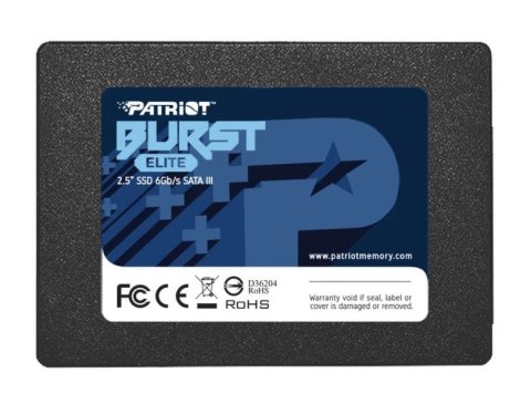Dysk SSD PATRIOT BURST ELITE 120GB SATA 3 2.5INCH Patriot Memory Dysk SSD PATRIOT BURST ELITE 120GB SATA 3 2.5INCH Patriot Memory