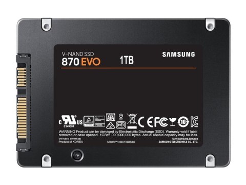 Dysk SSD Samsung 870 EVO MZ-77E1T0B 1TB SATA Samsung Dysk SSD Samsung 870 EVO MZ-77E1T0B 1TB SATA Samsung