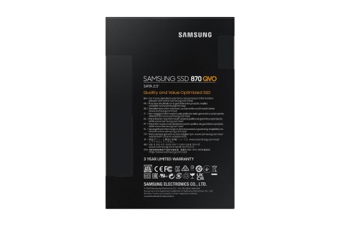Dysk SSD Samsung 870 QVO 2TB (MZ-77Q2T0BW) Samsung Dysk SSD Samsung 870 QVO 2TB (MZ-77Q2T0BW) Samsung