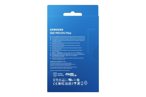 Dysk SSD Samsung 990 EVO Plus 1TB M.2 PCI-E x4 NVMe 5.0x2 Samsung Dysk SSD Samsung 990 EVO Plus 1TB M.2 PCI-E x4 NVMe 5.0x2 Samsung
