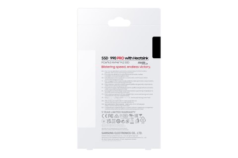 Dysk SSD Samsung 990 PRO Heatsink 4TB Samsung Dysk SSD Samsung 990 PRO Heatsink 4TB Samsung