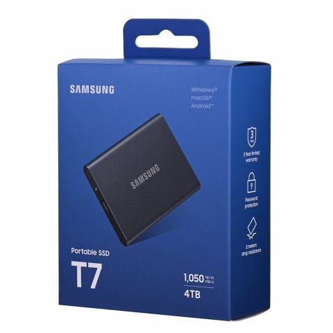 Dysk SSD Samsung T7 4TB Szary Samsung Dysk SSD Samsung T7 4TB Szary Samsung