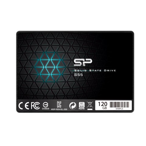 Dysk SSD Silicon Power S55 120GB 2,5" SATA III 550/420 MB/s (SP120GBSS3S55S25) Silicon Power Dysk SSD Silicon Power S55 120GB 2,5" SATA III 550/420 MB/s (SP120GBSS3S55S25) Silicon Power