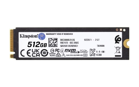 KINGSTON DYSK SSD SKC3000D/512G KC3000 NVMe M.2 Kingston KINGSTON DYSK SSD SKC3000D/512G KC3000 NVMe M.2 Kingston