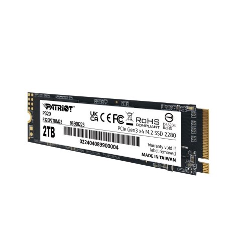 Patriot Viper SSD P320 M.2 PCI-Ex4 NVMe 2TB 3GB/s Patriot Memory Patriot Viper SSD P320 M.2 PCI-Ex4 NVMe 2TB 3GB/s Patriot Memory
