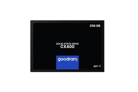 SSD GOODRAM CX400 Gen. 2 256GB SATA III 2,5 RETAIL GoodRam SSD GOODRAM CX400 Gen. 2 256GB SATA III 2,5 RETAIL GoodRam