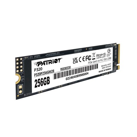 SSD Patriot Viper P320 M.2 PCI-Ex4 NVMe 256GB 2.2GB/s Patriot Memory SSD Patriot Viper P320 M.2 PCI-Ex4 NVMe 256GB 2.2GB/s Patriot Memory