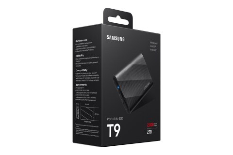 Dysk SSD Samsung T9 2TB MU-PG2T0B/EU Samsung Dysk SSD Samsung T9 2TB MU-PG2T0B/EU Samsung