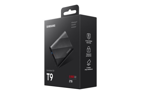 Dysk SSD Samsung T9 2TB MU-PG2T0B/EU Samsung Dysk SSD Samsung T9 2TB MU-PG2T0B/EU Samsung