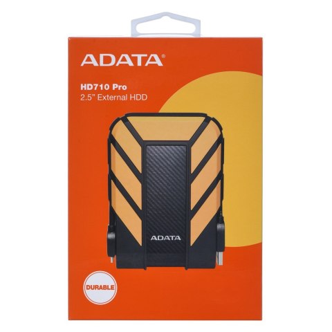 Dysk zewnętrzny HDD ADATA HD710 PRO (1TB; 2.5"; USB 3.2; żółty) ADATA Dysk zewnętrzny HDD ADATA HD710 PRO (1TB; 2.5"; USB 3.2; żółty) ADATA