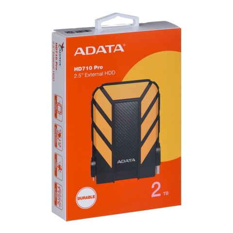 Dysk zewnętrzny HDD ADATA HD710 PRO (2TB; 2.5"; USB 3.2; żółty) ADATA Dysk zewnętrzny HDD ADATA HD710 PRO (2TB; 2.5"; USB 3.2; żółty) ADATA