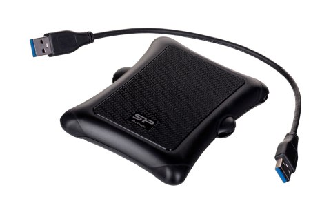 Dysk zewnętrzny HDD Silicon Power Armor A30 (1TB; 2.5"; USB 3.2; 5400 obr/min; Black; SP010TBPHDA30S3A) Silicon Power Dysk zewnętrzny HDD Silicon Power Armor A30 (1TB; 2.5"; USB 3.2; 5400 obr/min; Black; SP010TBPHDA30S3A) Silicon Power