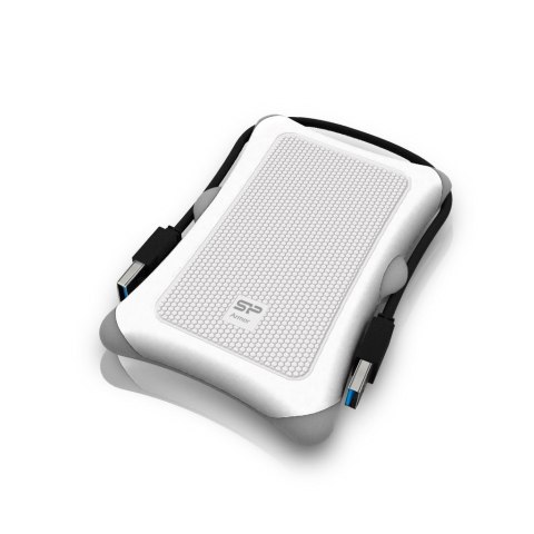 Dysk zewnętrzny HDD Silicon Power Armor A30 (1TB; 2.5"; USB 3.2; 5400 obr/min; White; SP010TBPHDA30S3W) Silicon Power Dysk zewnętrzny HDD Silicon Power Armor A30 (1TB; 2.5"; USB 3.2; 5400 obr/min; White; SP010TBPHDA30S3W) Silicon Power