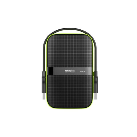 Dysk zewnętrzny HDD Silicon Power Armor A60 (5TB; 2.5"; USB 3.2; 5400 obr/min; Green-Black; SP050TBPHDA60S3K) Silicon Power