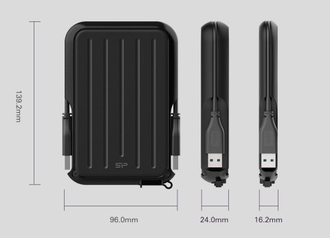 Dysk zewnętrzny HDD Silicon Power Armor A66 (4TB; 2,5"; USB 3.2; Yellow; SP040TBPHD66LS3Y) Silicon Power Dysk zewnętrzny HDD Silicon Power Armor A66 (4TB; 2,5"; USB 3.2; Yellow; SP040TBPHD66LS3Y) Silicon Power