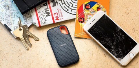 Dysk zewnętrzny SSD SanDisk Extreme Portable (4TB; USB 3.2; 1050 MB/s; SDSSDE61-4T00-G25) SanDisk Dysk zewnętrzny SSD SanDisk Extreme Portable (4TB; USB 3.2; 1050 MB/s; SDSSDE61-4T00-G25) SanDisk