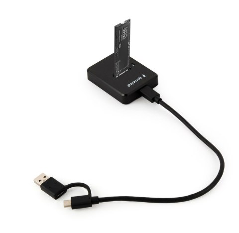 GEMBIRD STACJA DOKUJĄCA DO DYSKÓW M.2 SATA I NVME SSD CZARNA GEMBIRD GEMBIRD STACJA DOKUJĄCA DO DYSKÓW M.2 SATA I NVME SSD CZARNA GEMBIRD