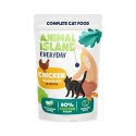 ANIMAL ISLAND Wołowina / Kurczak w filecie - Karma mokra dla kotów - 4x85g ANIMAL ISLAND