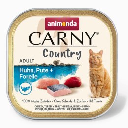 ANIMONDA Carny Country kurczak,indyk,pstrąg karma mokra dla kotów 100g Animonda