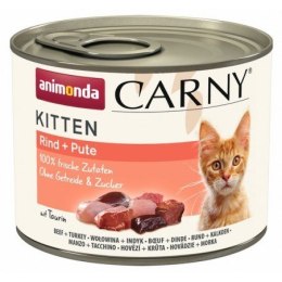 ANIMONDA Carny Kitten Wołowina Indyk - mokra karma dla kota - 200 g Animonda