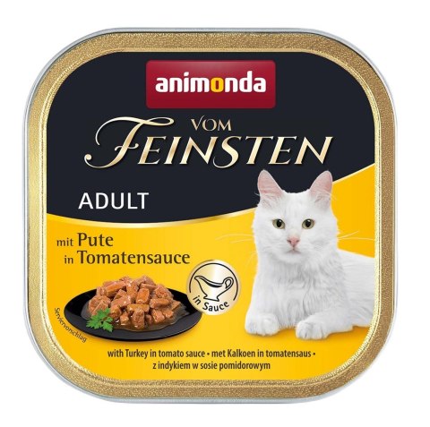 ANIMONDA Vom Feinsten Classic Cat indyk w pomidorowym sosie - mokra karma dla kota - 100g Animonda