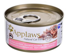 APPLAWS CAT Filet z tuńczyka i krewetki - mokra karma dla kota - 70g Applaws