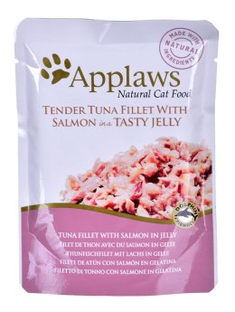 APPLAWS CAT Tuńczyk z Łososiem w galaretce - karma dla kota w saszetce - 70g Applaws
