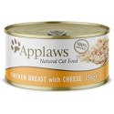 APPLAWS Natural Cat Food Filet kurczaka z serem - mokra karma dla kota - 156g Applaws