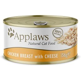 APPLAWS Natural Cat Food Filet kurczaka z serem - mokra karma dla kota - 156g Applaws