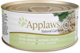 APPLAWS Natural Cat Food Kitten Kurczak - mokra karma dla kota - 70g Applaws