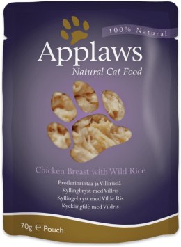 APPLAWS Natural Cat Food Kurczak z ryżem - mokra karma dla kota - 70g Applaws
