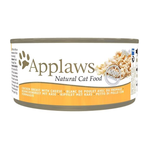 APPLAWS Natural Cat Food Kurczak z serem - mokra karma dla kota - 70g Applaws