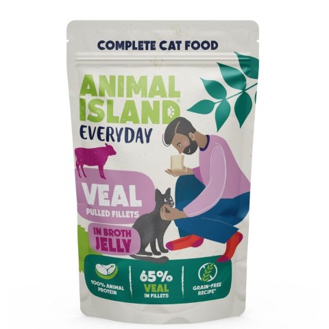 Animal Island NEW JELLY EVERYDAY 12-PACK SASZETKA 12X85g cielęcina w galaretce ANIMAL ISLAND Animal Island NEW JELLY EVERYDAY 12-PACK SASZETKA 12X85g cielęcina w galaretce ANIMAL ISLAND