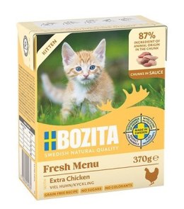 BOZITA Chunks in sauce - mokra karma dla kociąt - 370g BOZITA