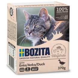 BOZITA Mięsne kawałki z kaczką w galaretce 370g BOZITA