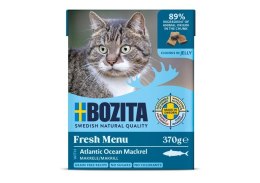 BOZITA Mięsne kawałki z makrelą w galaretce 370g BOZITA