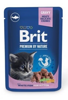 BRIT Premium by Nature Kitten White fish - mokra karma dla kota - 100 g BRIT Premium by Nature Kitten White fish - mokra karma dla kota - 100 g