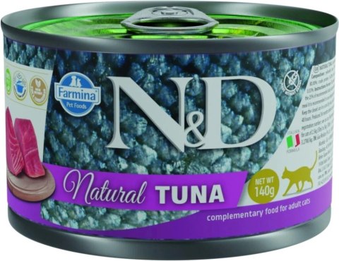 FARMINA N&D Cat Natural Tuńczyk - mokra karma dla kota - 140 g Farmina FARMINA N&D Cat Natural Tuńczyk - mokra karma dla kota - 140 g Farmina