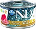 FARMINA N&D Cat Natural Tuńczyk&Kurczak- mokra karma dla kota - 140 g Farmina